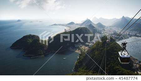 Panorama of Rio de Janeiro from Sugarloaf mountain 45487774