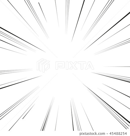Comic book action lines. Speed lines Manga frame Comic book action lines. Speed lines Manga frame 45488254