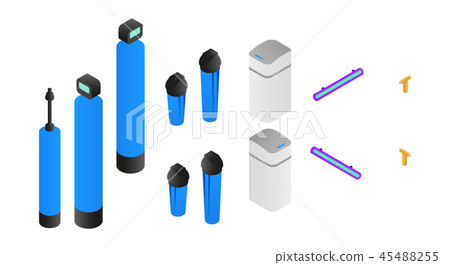 Isometry water filter system elements. 45488255