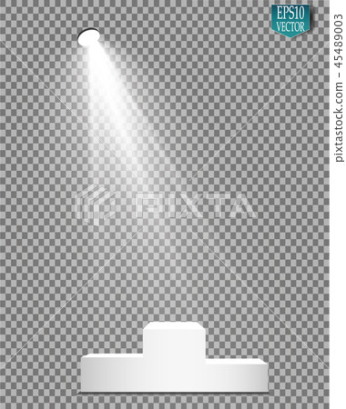 Vector Spotlights. Scene. Light Effects. Glow light effect 45489003