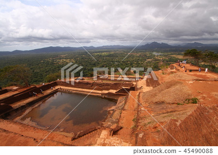 錫吉里耶岩石斯里蘭卡 錫吉里耶岩石斯里蘭卡 45490088