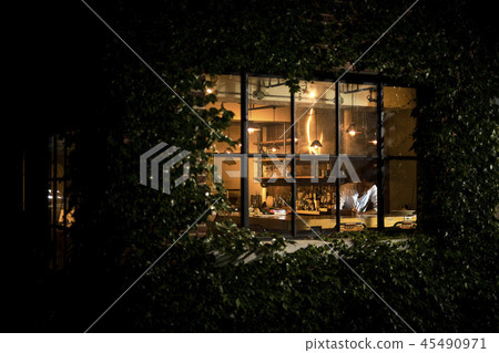 Staff working at a cafe 45490971