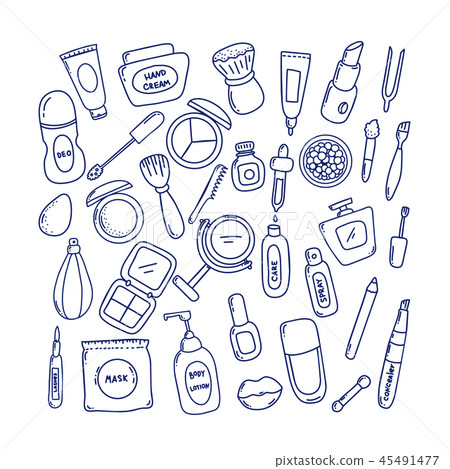 Cosmetics vector illustration 45491477