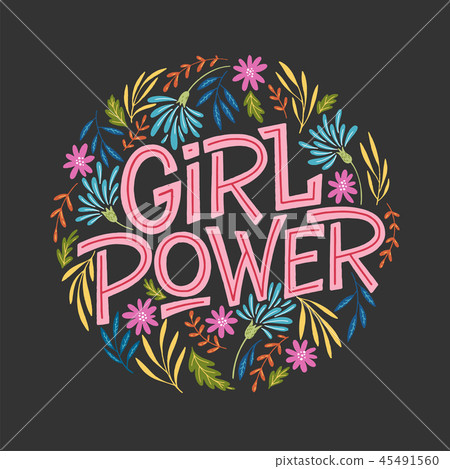 Girl Power Illustration 45491560