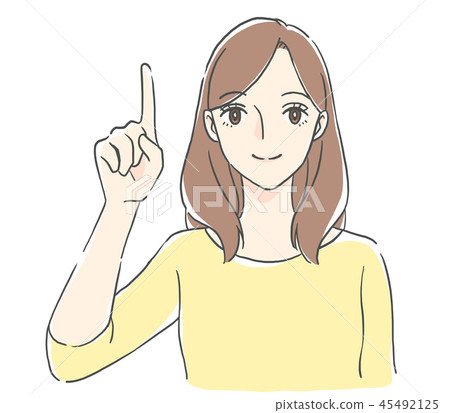 Advise woman - Stock Illustration [45492125] - PIXTA