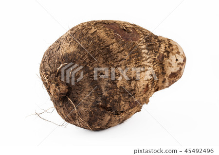Yam isolated in white background Yam isolated in white background 45492496