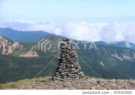 Yatsugatake山脈Iwotake峰科隆 Yatsugatake山脈Iwotake峰科隆 45492809
