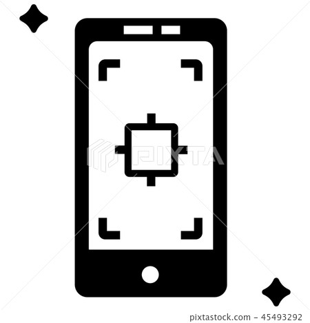 Mobile phone camera Solid illustration 45493292