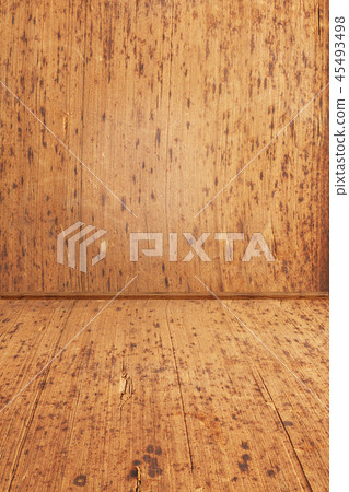 Wood room ,Old wooden background for montage. 45493498