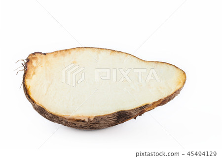Yam isolated in white background Yam isolated in white background 45494129