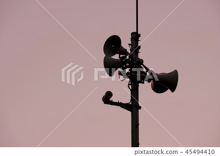 Disaster prevention speaker Disaster prevention radio 45494410
