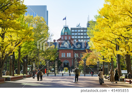 Autumn Former Hokkaido Government Office Red Brick Office 45495855