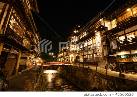 Ginzan Onsen Yamagata Prefecture Hot spring area 2018 Ginzan Onsen Yamagata Prefecture Hot spring area 2018 45500526