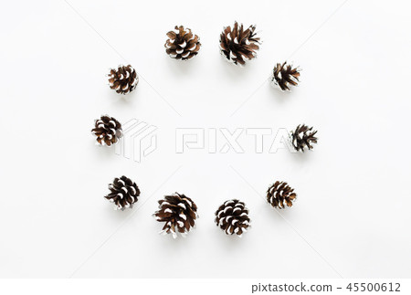 Christmas decoration on wooden table Christmas decoration on wooden table 45500612