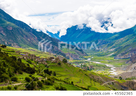 Traditional architecture in Manang Village 45502365
