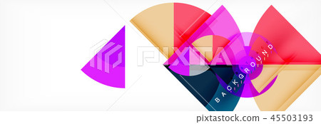 Modern geometric abstract background 45503193