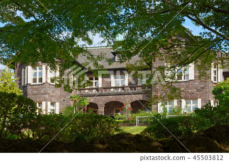 Western-style building and Momiji of former Furukawa Garden 45503812