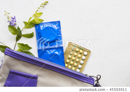 birth control pills and condom love with safe  45503911