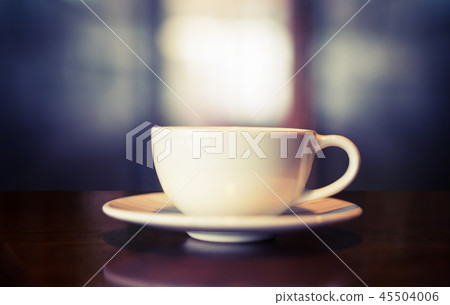 coffee cup in vintage tone. coffee cup in vintage tone. 45504006