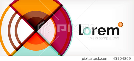 Vector abstract colorful circles background Vector abstract colorful circles background 45504869