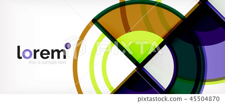 Modern geometric abstract background Modern geometric abstract background 45504870