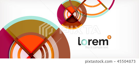 Vector abstract colorful circles background Vector abstract colorful circles background 45504873