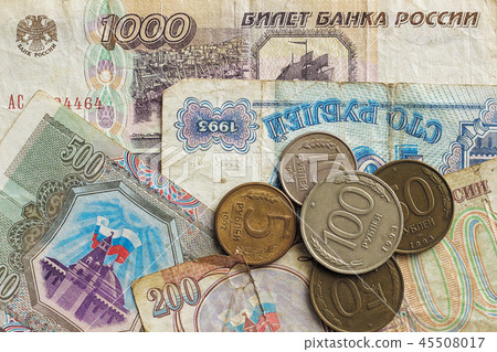old money of Russia, background. 45508017