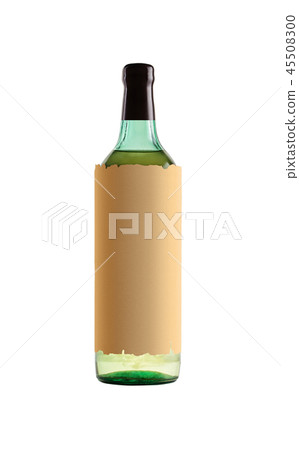 White wine. Bottle of glass. White wine. Bottle of glass. 45508300