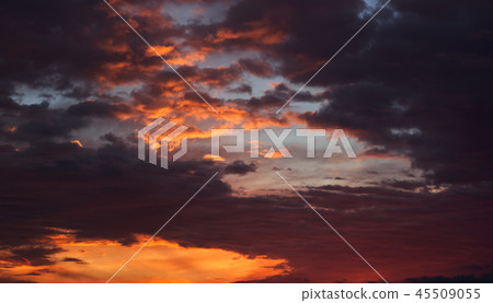 Picturesque cloudy sky 45509055