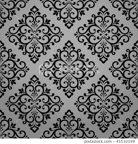 Wallpaper in the style of Baroque. A seamless Wallpaper in the style of Baroque. A seamless 45510199