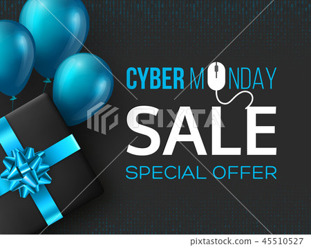 Cyber monday sale poster or banner. Cyber monday sale poster or banner. 45510527