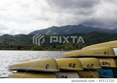Pile of boats Pile of boats 45511720