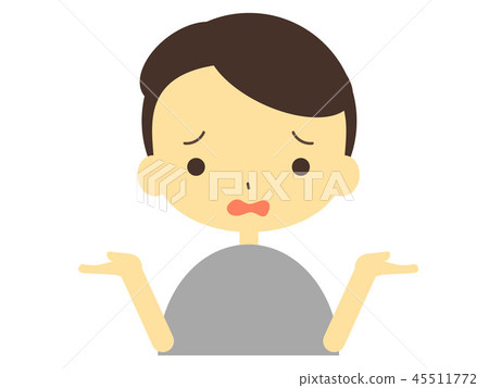 Illustration of a man taking a pose 45511772