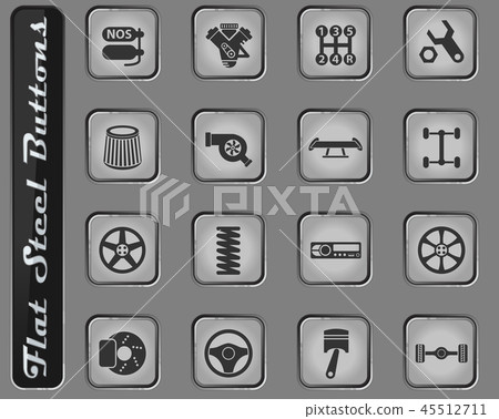 auto tuning icon set auto tuning icon set 45512711