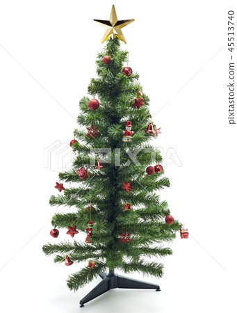 Christmas fir tree with colorful lights Christmas fir tree with colorful lights 45513740
