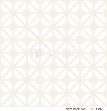 Abstract geometric lines lattice pattern. Seamless vector background. Subtle simple repeating 45513928