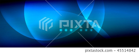 Vector blurred neon glowing circles with flowing and liquid light concept, energy magic fantastic Vector blurred neon glowing circles with flowing and liquid light concept, energy magic fantastic 45514842