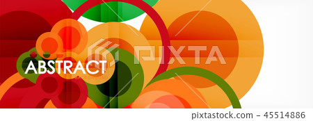 Overlapping circles design background Overlapping circles design background 45514886