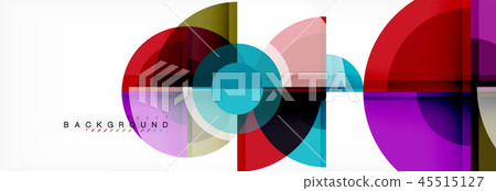 Vector fantastic circle modern geometric background template Vector fantastic circle modern geometric background template 45515127