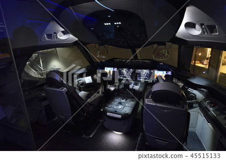 波音787首飛機飛行員座位(愛知縣常滑市) 波音787首飛機飛行員座位(愛知縣常滑市) 45515133
