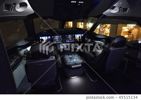 波音787首飛機飛行員座位(愛知縣常滑市) 波音787首飛機飛行員座位(愛知縣常滑市) 45515134