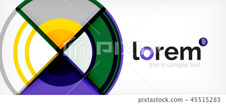 Modern geometric abstract background 45515283