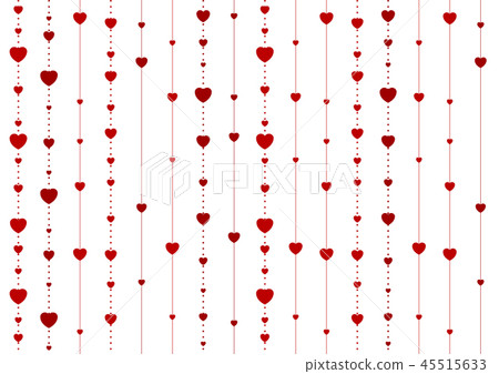 Red abstract hearts on white vector background - Stock Illustration ...