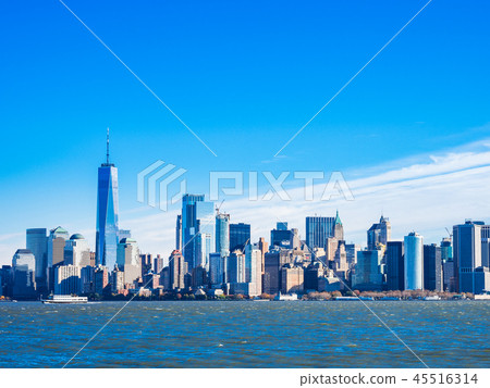 The skyscraper of New York Manhattan 45516314