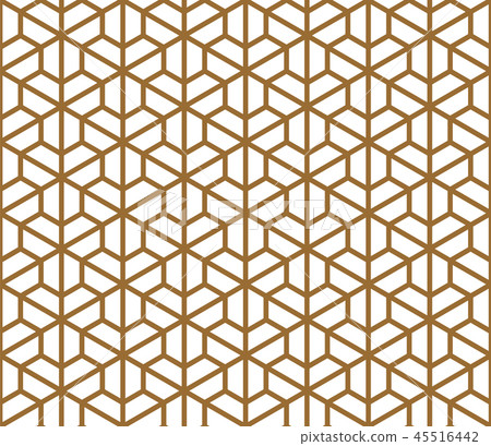 Seamless pattern based on Japanese ornament Kumiko Seamless pattern based on Japanese ornament Kumiko 45516442