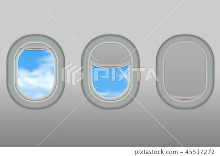 portholes of airplane portholes of airplane 45517272