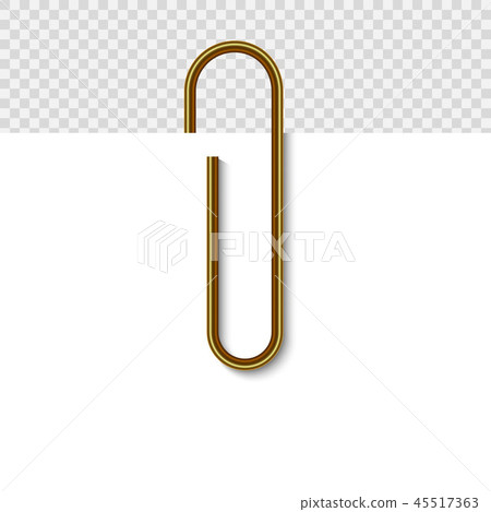 Paper clip on paper Paper clip on paper 45517363