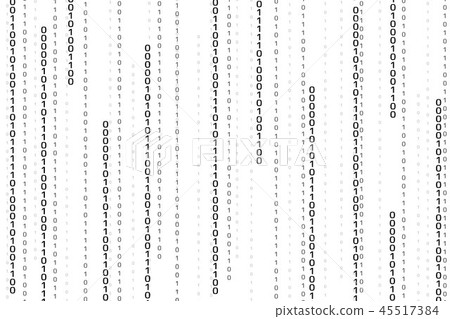 streaming binary code background - Stock Illustration [45517384] - PIXTA