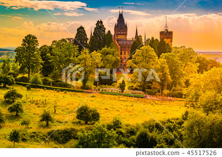 Schloss Drachenburg Castle is a palace in Konigswinter on the Rhine river near the city of Bonn in 45517526