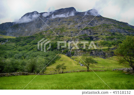 Beautiful landscape.Travel in Norway Beautiful landscape.Travel in Norway 45518132